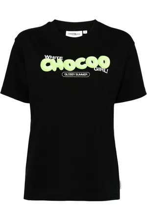 Chocoolate Logo lettering cotton T-shirt