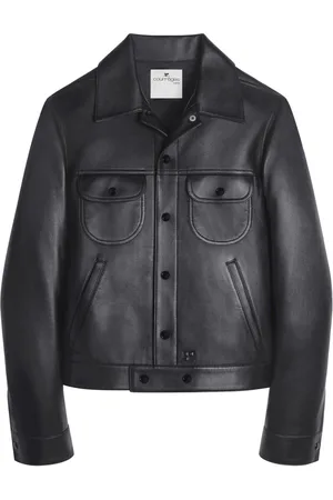 Courrèges Leather shirt jacket