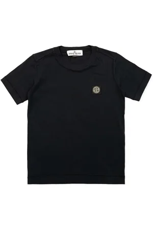 Stone Island Compass-appliqué cotton T-shirt