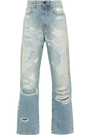 AMIRI Repaired straight-leg jeans