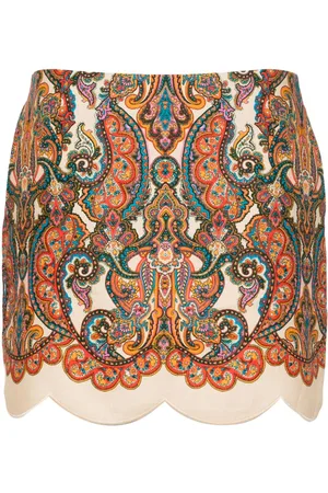 ZIMMERMANN Ottie Scallop mini skirt