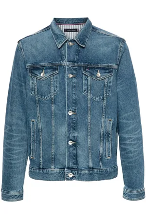 Tommy Hilfiger Logo-embroidered denim jacket