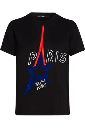 Karl Lagerfeld Paris organic-cotton T-shirt