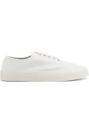 Maison Kitsuné Lace-up canvas sneakers