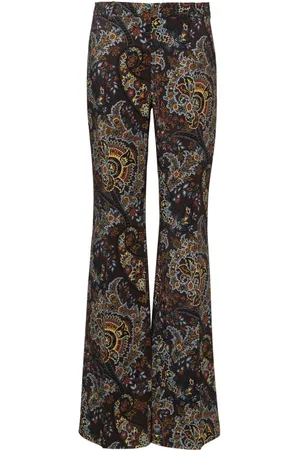 Etro Paisley-print flared trousers