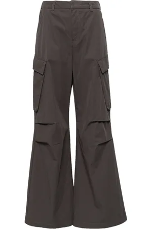 B+AB Flared cargo cotton trousers