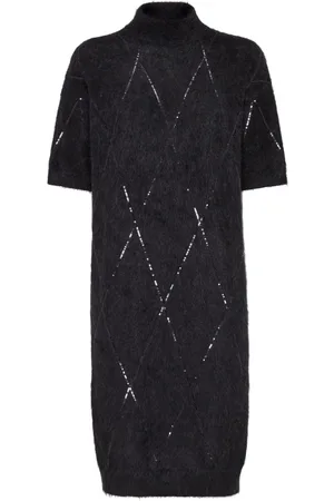 Brunello Cucinelli Sequin-embellished dress