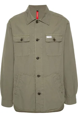 FAY Ripstop cotton shirt jacket