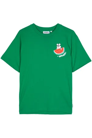 Chocoolate Summer crew-neck cotton T-shirt