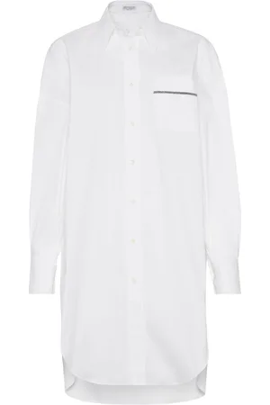 Brunello Cucinelli Monili-detail long-sleeve shirt