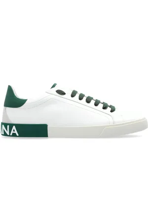 Dolce & Gabbana Portofino leather lace-up sneakers