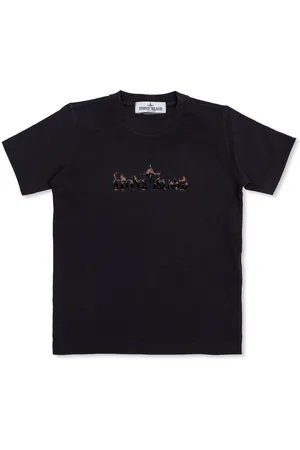 Stone Island Compass-print cotton T-shirt