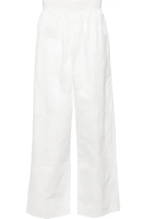 Hed Mayner Crinkled wide-leg trousers