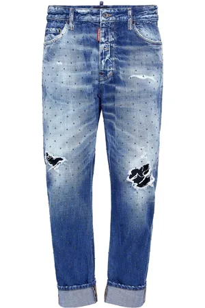 Dsquared2 Distressed cropped jeans