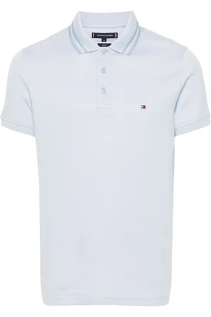 Tommy Hilfiger Logo-embroidered organic cotton polo shirt