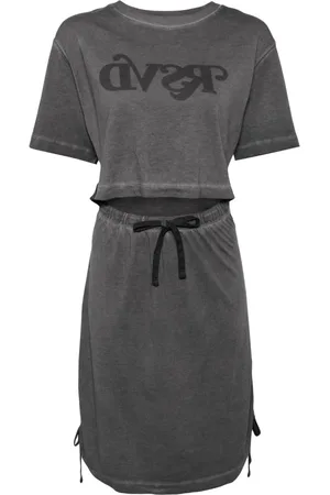 Izzue Logo-print short-sleeved dress