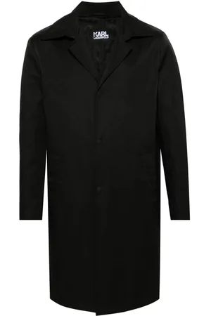 Karl Lagerfeld Press-stud single-breasted coat