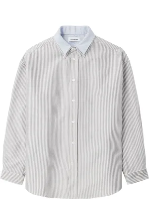 Hed Mayner Striped cotton shirt