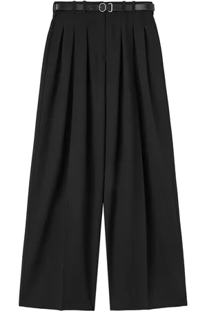 Jil Sander Belted wool palazzo pants