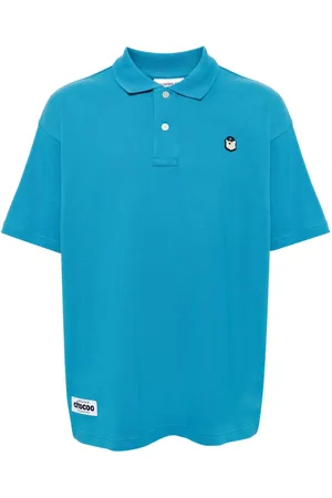 Chocoolate Logo-embroidered cotton polo shirt