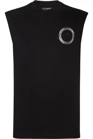 Philipp Plein Logo-appliqué crew-neck tank top