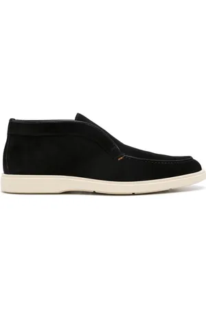 santoni Slip-on suede boots