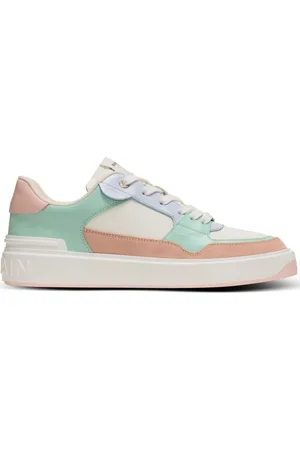 Balmain B-Court panelled sneakers