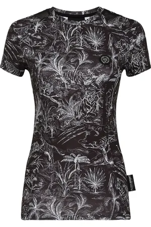 Philipp Plein Graphic-print compression T-shirt