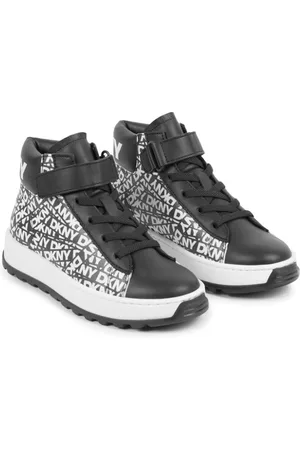 DKNY Logo-print high-top sneakers