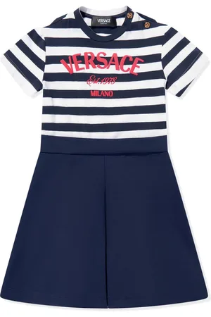 VERSACE Striped cotton dress