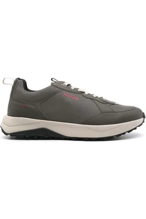 HUGO BOSS Raised-logo panelled sneakers