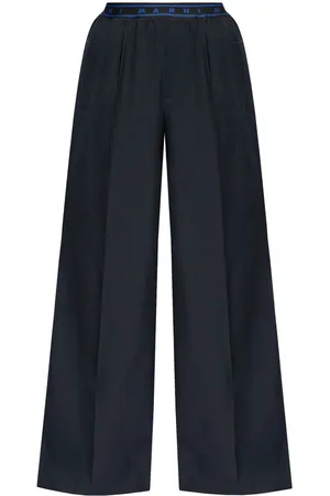 Marni Wide-leg virgin wool trousers