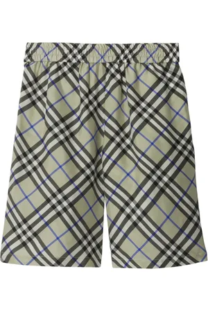Burberry Nova Check silk shorts