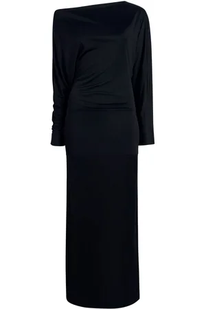 Khaite The Junet off-shoulder maxi dress