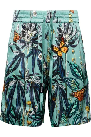 Nahmias Botanical silk-blend shorts