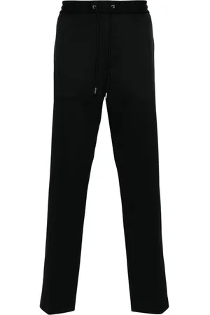 Moncler Logo-patch drawstring tapered trousers