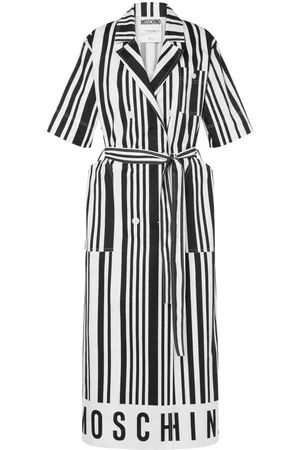 Moschino Barcode-print cotton dress