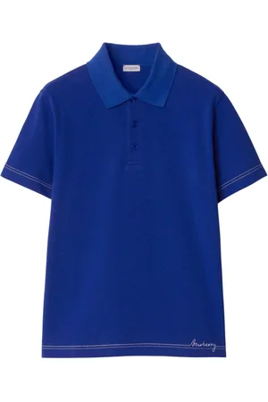 Burberry Logo-embroidered polo shirt
