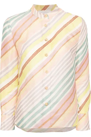 ZIMMERMANN Striped linen shirt