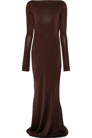 Atu Body Couture X Rue Ra cowl-effect maxi dress