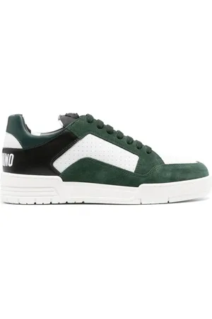 Moschino Embossed-logo low-top sneakers