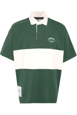 Izzue X Neighborhood striped cotton polo shirt