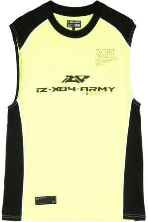 Izzue Contrasting printed tank vest