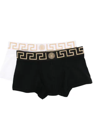 VERSACE Greca stretch-cotton boxers (pack of two)
