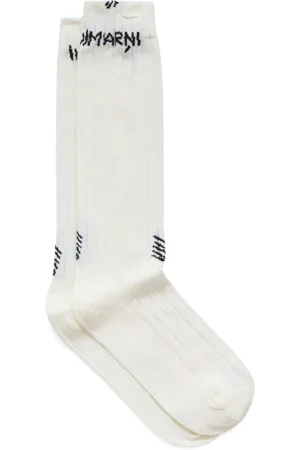 Marni Logo woven ribbed socks