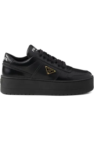 Prada Downtown Bold leather sneakers