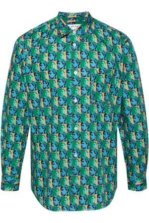 Comme des Garçons X Andy Warhol pop-art print shirt