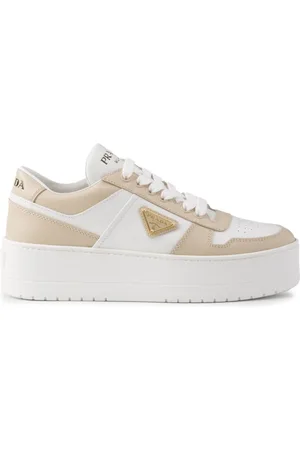 Prada Downtown Bold leather sneakers