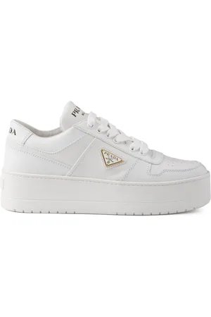 Prada Downtown Bold leather sneakers