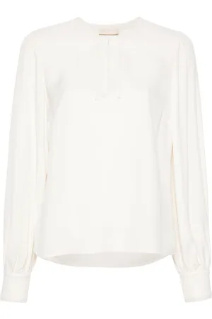 ULLA JOHNSON Greta crepe blouse